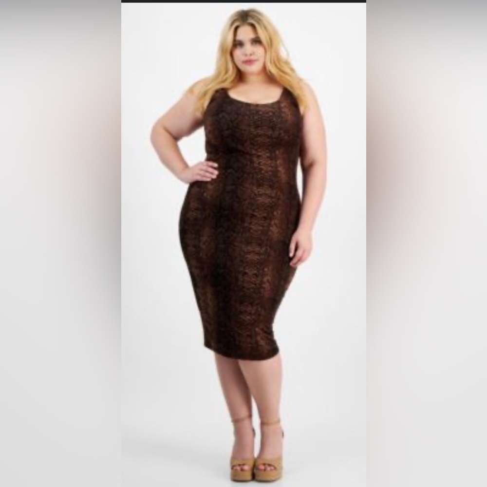 2X NWT,  Bar III Brown Dress